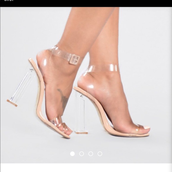 Fashion Nova Shoes - Fashion Nova “glass slipper” heel
